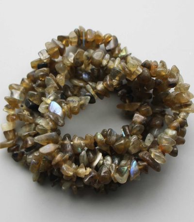 Labradorite Chips Bracelet 4/8mm A