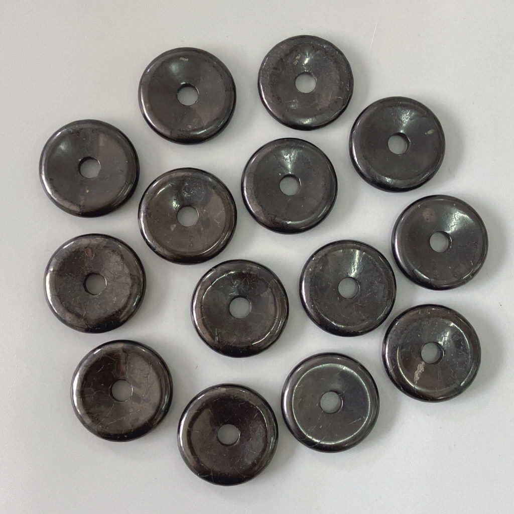 Shungite Donut 1.2 inch (0.6 x 3cm) A