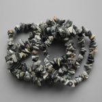 Cat's Eye Natural Grey Color Chips Bracelet 4/8mm A