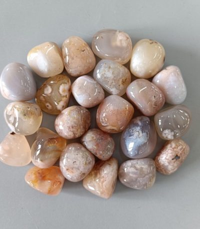 Blossoms Agate Tumble Stone 1 inch (2-3cm) A