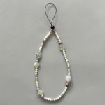 Mix Stone Phone Strap 9 inch 23cm #4 秀玉, 葡萄石 (Grade TBC)