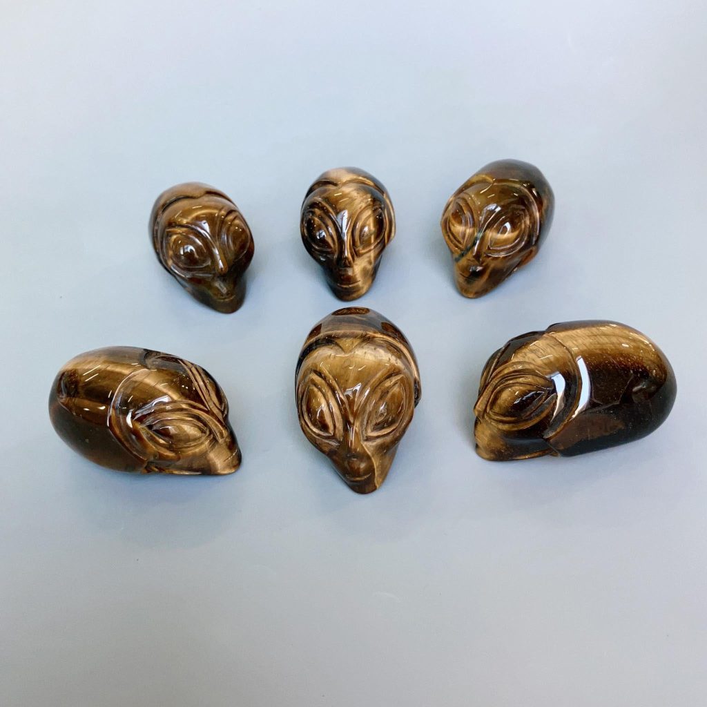 Golden Tiger Eye ET Head P 2.4 inch（ 6cm） A