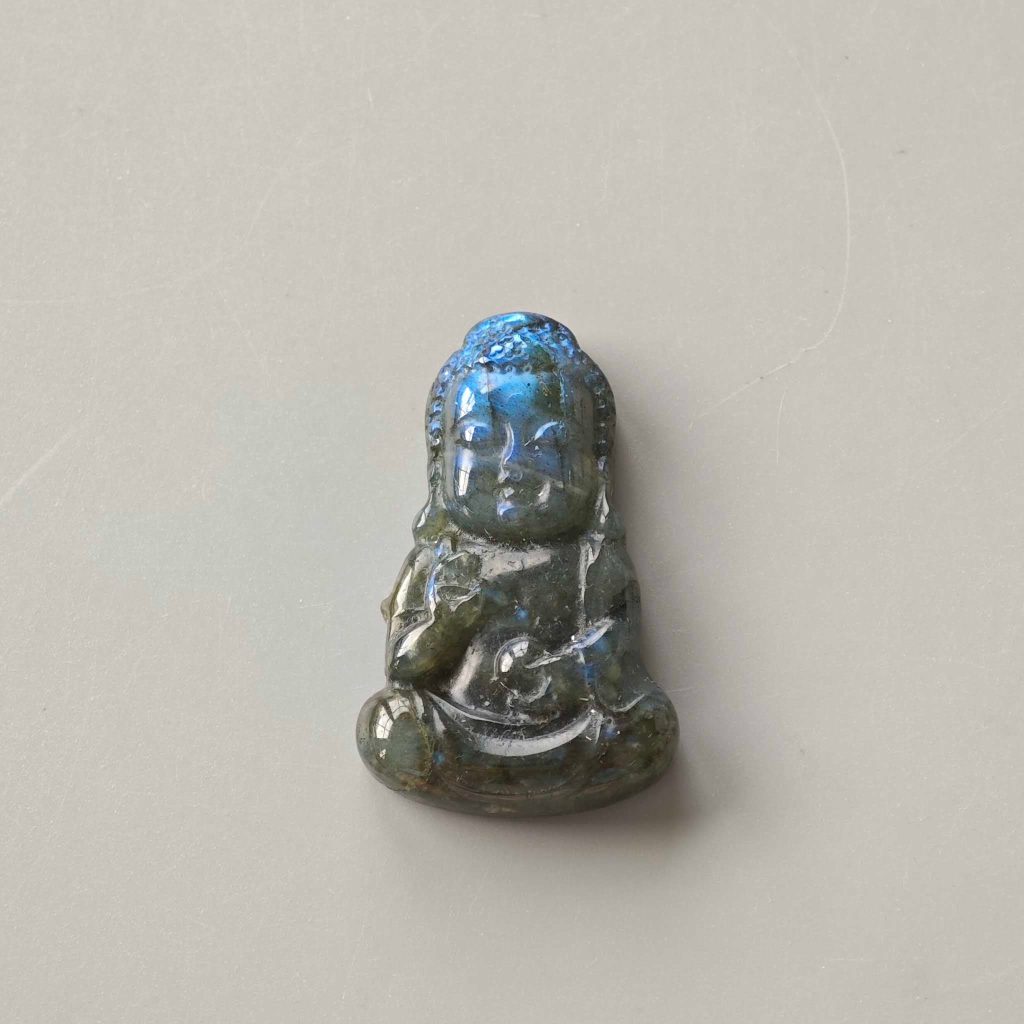 Labradorite Child Buddha 40mm AA
