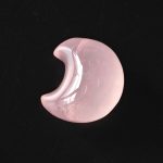 Rose Quartz Moon 1.2inch (2x2.6x3cm) A+/AA
