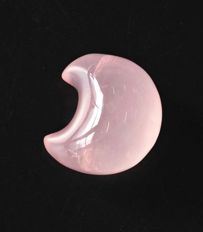 Rose Quartz Moon 1.2inch (2x2.6x3cm) A+/AA