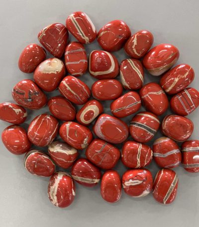 Red Rainbow Jasper Tumble Stone 1 inch (2-3cm) A