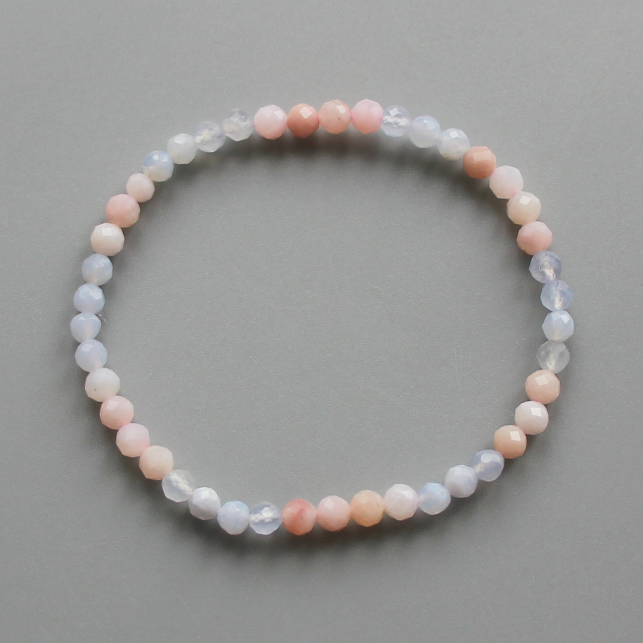 42b069a8a1309b95508d3b406fab598e Mix Stone Faceted Round Bracelet #7 4mm A