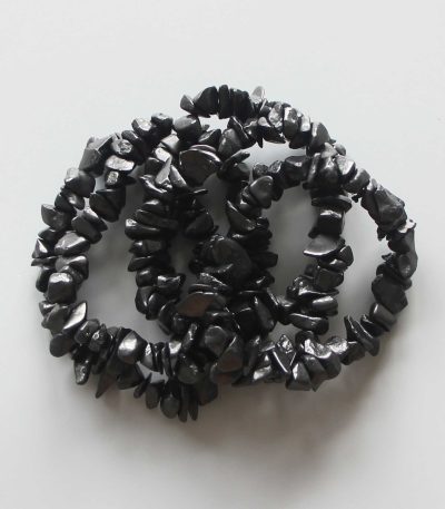 Shungite Chips Bracelet 5/10mm A