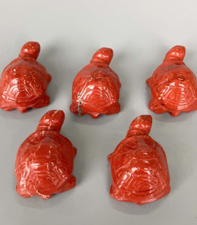 Red Jasper Turtle P Style A 2 inch (5cm) A