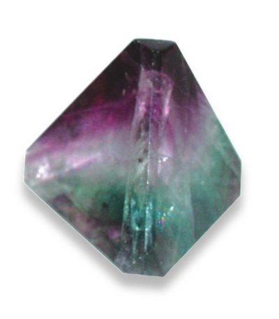 Rainbow Fluorite Tatrchedron cut point 1.6 inch (4cm） A/A+
