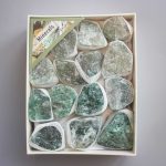 Green Strawberry Quartz Rough Box Set 40x135x175mm A