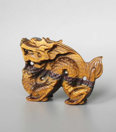Golden Tiger Eye Dragon 2 inch (5cm) A/A+