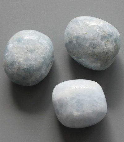 Blue Calcite Tumble Stone 1 inch (2-3cm) B