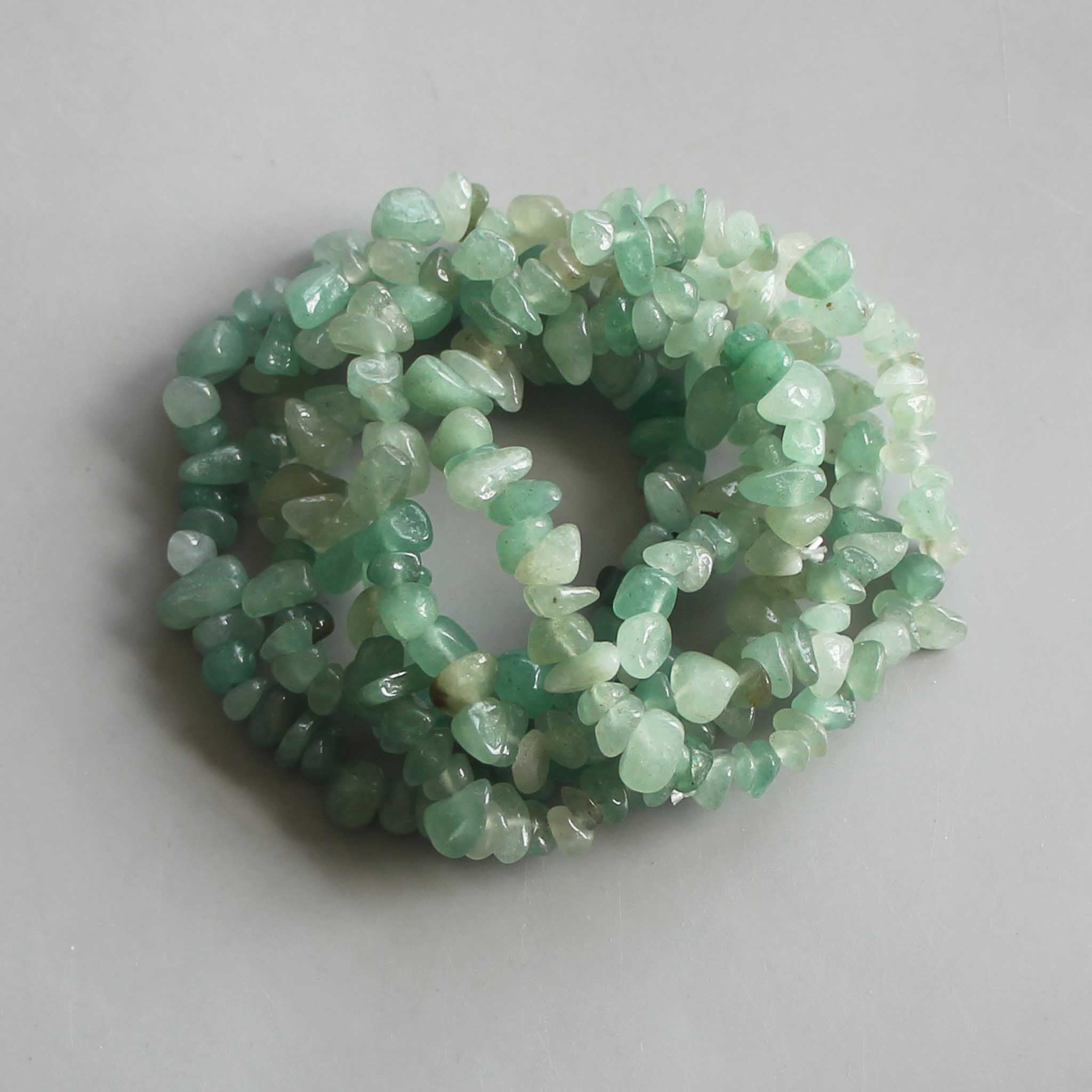 4acf0770c69ee9c9965f539170bce196-1 Green Aventurine Chips Bracelet 4/8mm A/B