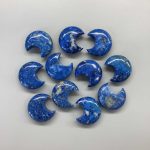 Lapis Lazuli Moon 1.4 inch (1.1 x 3.5cm) A