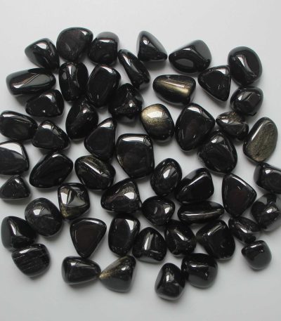 Golden Obsidian Tumble Stone 1 inch (2-3cm) A