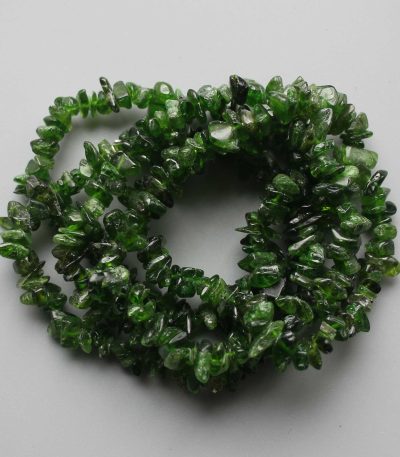 Diopside Chips Bracelet 4/8mm A+/AA