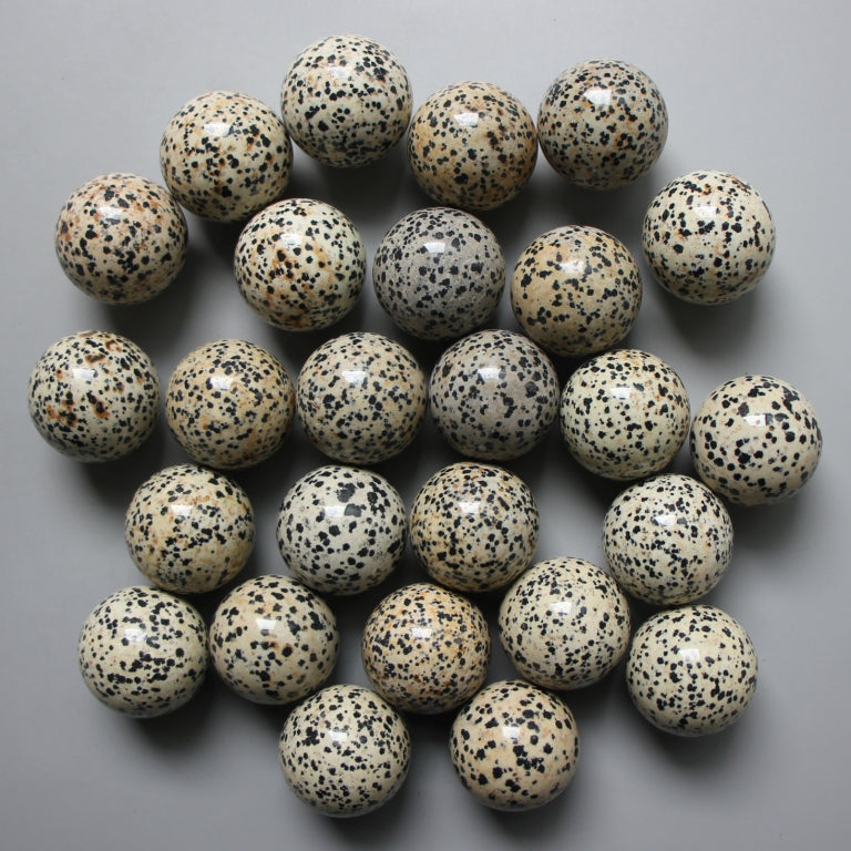 Dalmatian Jasper Sphere 1.6 inch (4cm) A