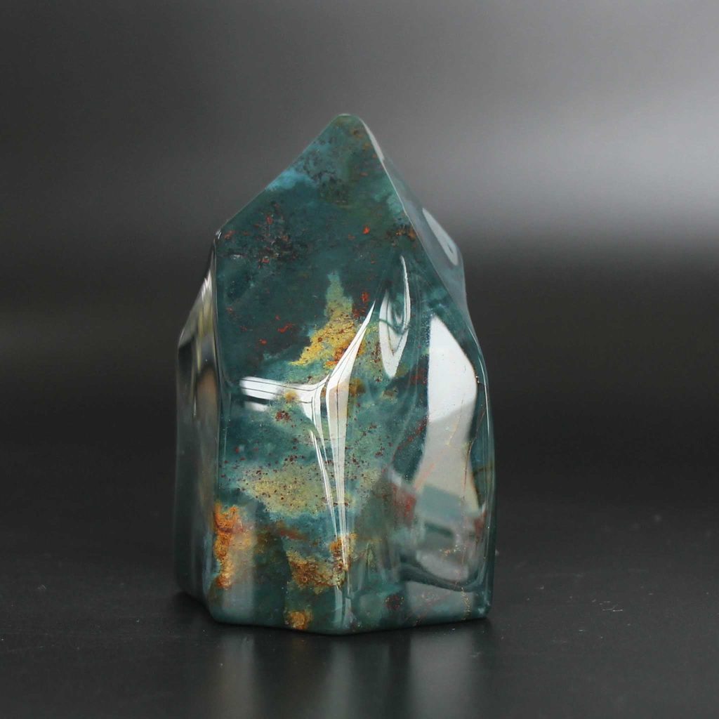 Blood Jasper Concave & Caving Sculpture 250-500g/pc A