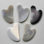 Agate V Shape Guasha 3.1 inch (0.6 x 8cm) A