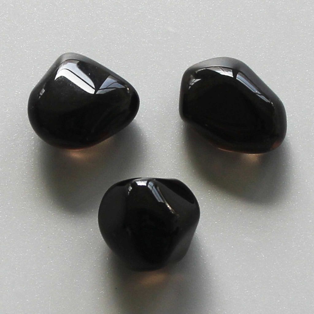 Apache Tear Obsidian Tumble Stone 1 inch (2-3cm) A