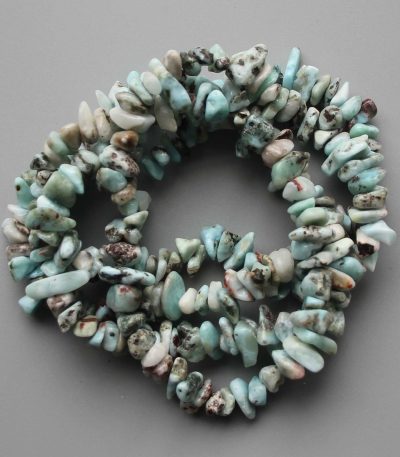 Larimar Chips Bracelet 4/8mm A/B