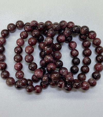 Garnet Round Bracelet 18cm 10mm A/B