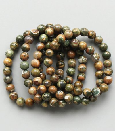 Rhyolite Round Bracelet 18cm 8mm A