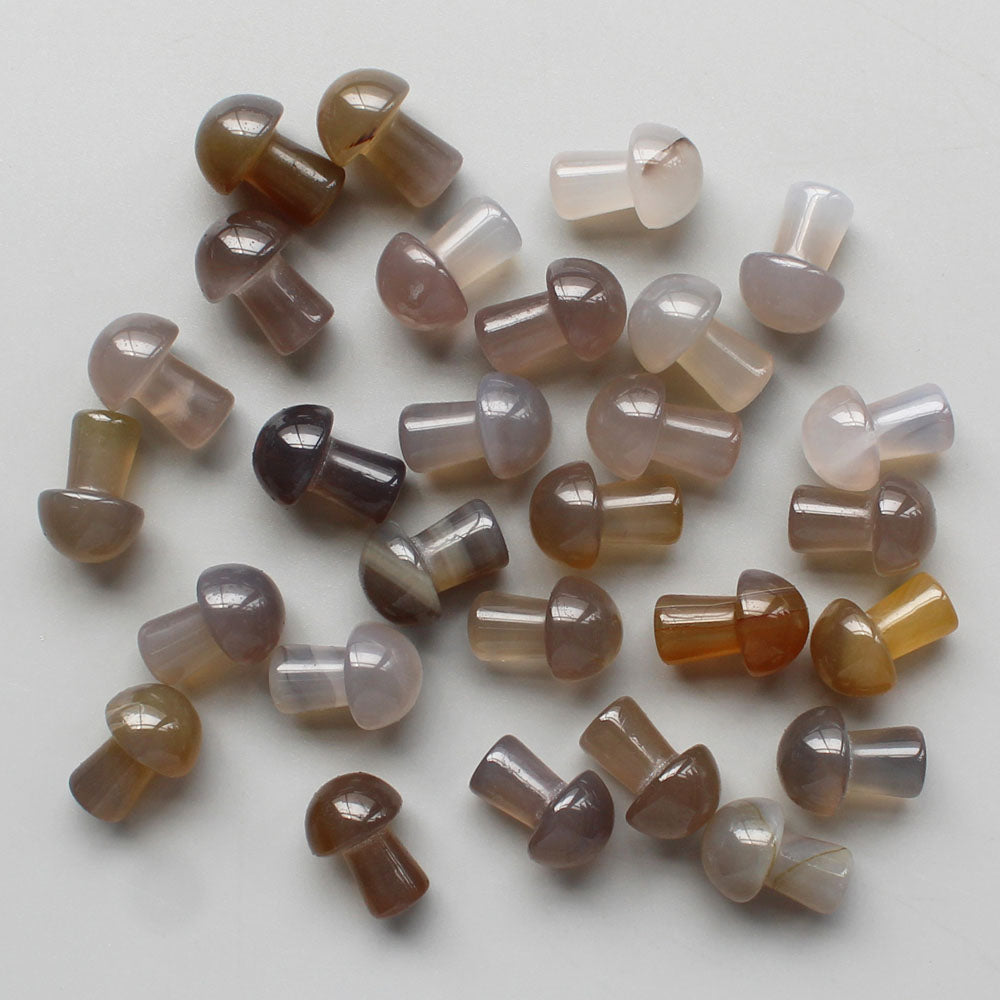 Agate Mushroom 0.8 inch 2cm A