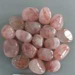 Strawberry Natural Quartz Brazil Tumble Stone 1 inch (2-3cm) A