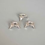 (Stone TBC) Metal Ball Stand Silver 10mm (Grade TBC)