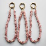 Strawberry Quartz Chips Phone Cord 5/10mm A