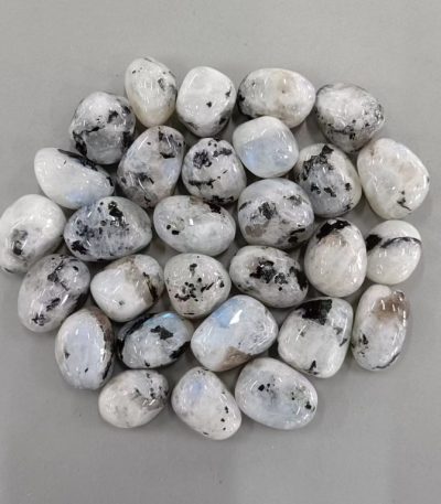 Moonstone With Spark Blue Color Tumble Stone 1 inch (2-3cm) A