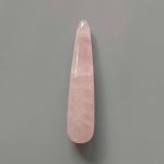 Rose Quartz Long Drop Massage Wand 4.7 inch (2 x 12cm) A/A+