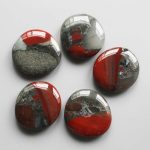 Blood Stone Af Smooth Stone 1.6 inch (0.8-1 x 3.5-4.5cm) A+/AA