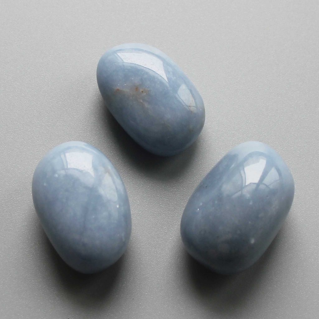 Angelite Tumble Stone 20/30mm A