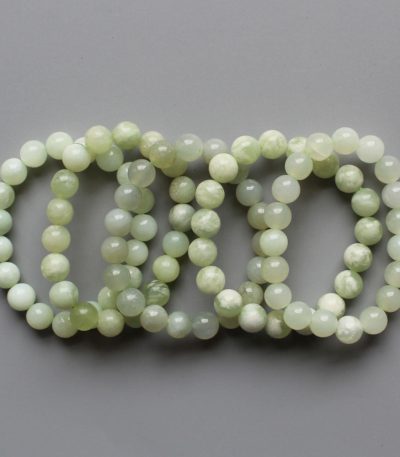 New Jade Round Bracelet 18cm 10mm A/B