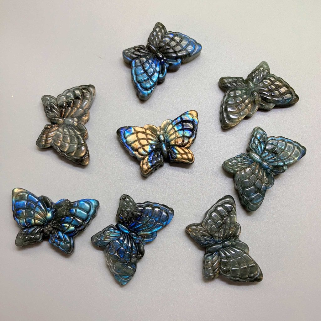 Labradorite Butterfly 7/8×25×40mm AA