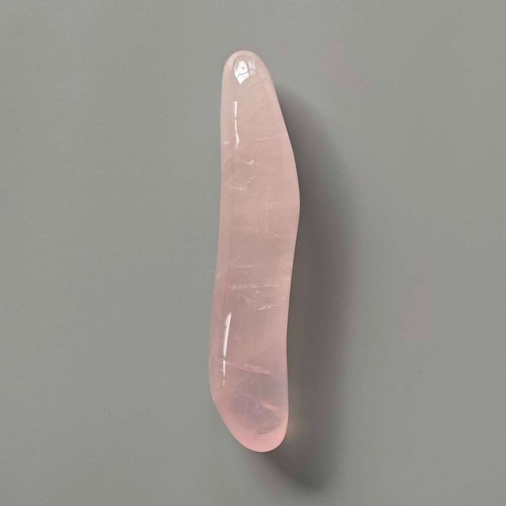 Rose Quartz Freeform Long Stones 4.7-5.1 inch (2 x 12-13cm) A/A+