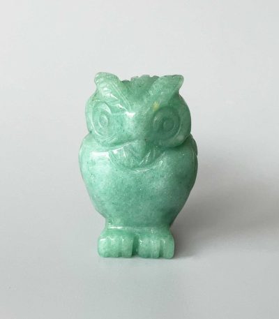 Green Aventurine Owl #2 2 inch（5cm） A
