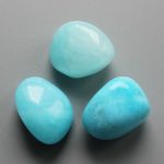 Aragonite Blue China Dyed Tumble Stone 1 inch (2-3cm) A