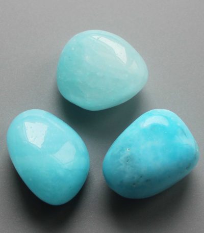Aragonite Blue China Dyed Tumble Stone 1 inch (2-3cm) A