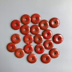 Red Jasper Donut 1.4 inch (0.6 x 3.5cm) A