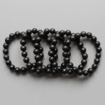 Shungite Round Bracelet 18cm 10mm A