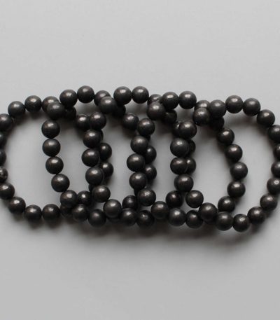 Shungite Round Bracelet 18cm 10mm A