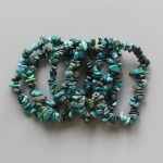 Chrysocolla Hand Peru Chips Bracelet 4/8mm A/A-