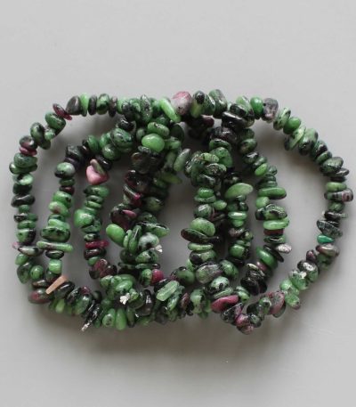Rubycrosite Chips Bracelet 4/8mm A