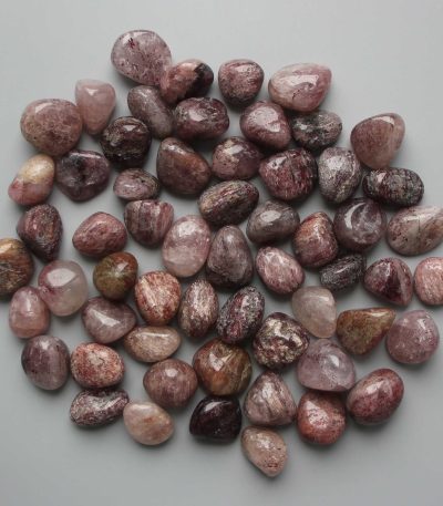 Strawberry Quartz Tumble Stone 1 inch (2-3cm) A/B