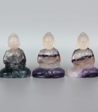 Rainbow Fluorite Lu Li Buddha P 2 inch（5cm） A