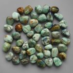 Azurite Malachite Ice Green Tumble Stone 1 inch (2-3cm) A/B